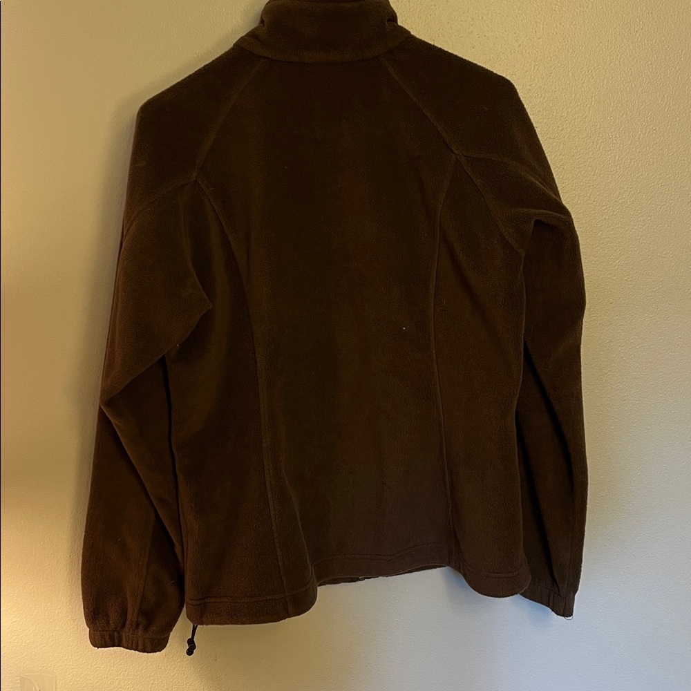 Columbia Dark Brown Women’s Fleece Jacket - Picture 3 of 5